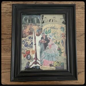 🆕 Victorian Magic Original Framed Art Collage